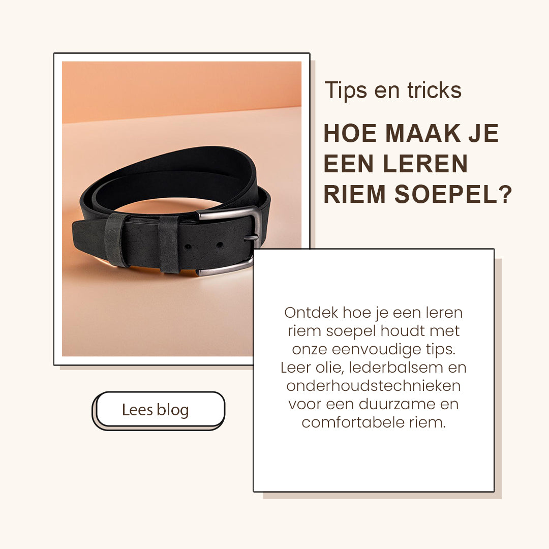 hoe maak je leer soepel