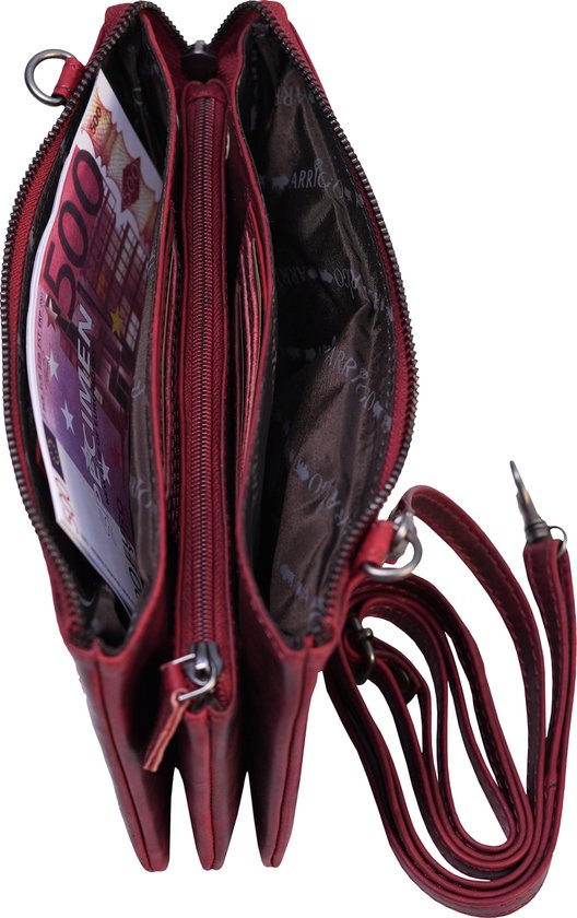 Arrigo Dames Schoudertasje XL – Rood