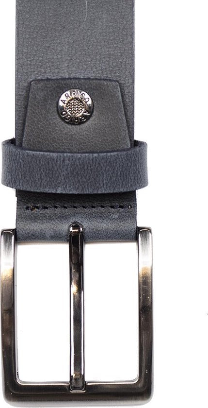 Arrigo Blauw Italiaans Vintage Leren Riem - 4 cm Breed van Timberland Leer - Arrigo.nl