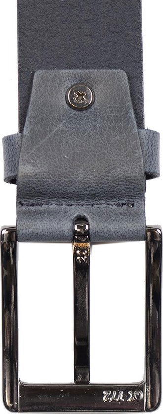 Arrigo Blauw Italiaans Vintage Leren Riem - 4 cm Breed van Timberland Leer - Arrigo.nl