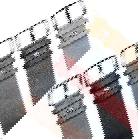 Arrigo Blauw Italiaans Vintage Leren Riem - 4 cm Breed van Timberland Leer - Arrigo.nl