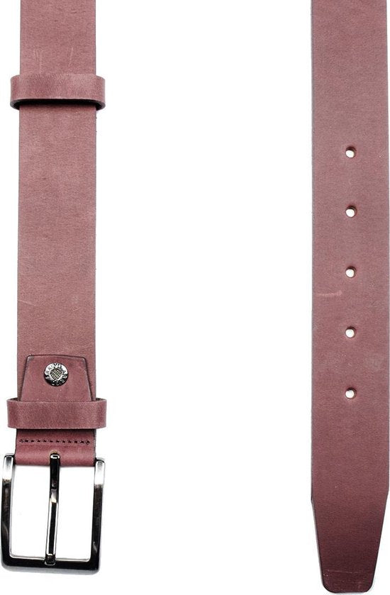 Arrigo Bordeaux Rood Italiaans Vintage Leren Riem - 4 cm Breed van Timberland Leer - Arrigo.nl