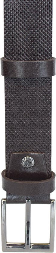Arrigo Broekriem Heren - Donkerbruin Leer 4 cm - Arrigo.nl