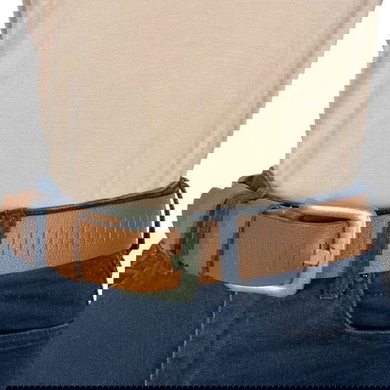 Arrigo Cognac Geperforeerde Gaatjesriem - 4 cm - Arrigo.nl