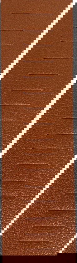 Arrigo Cognac Geperforeerde Gaatjesriem - 4 cm - Arrigo.nl
