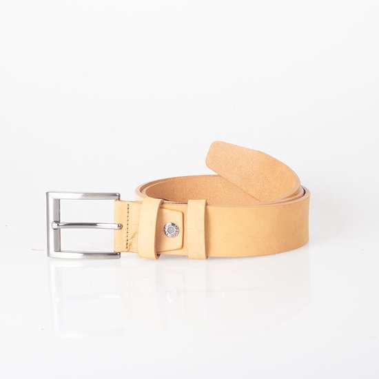 Arrigo Cognac Italiaans Leren Riem - 4 cm Breed van Timberland - Arrigo.nl