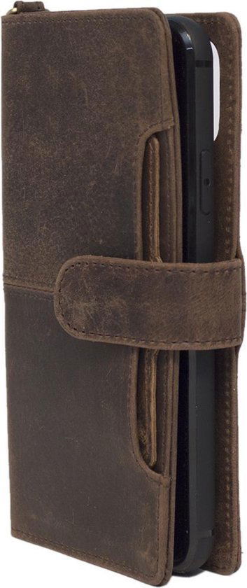 Arrigo Cognackleurige Bookcase voor iPhone 11 - Arrigo.nl