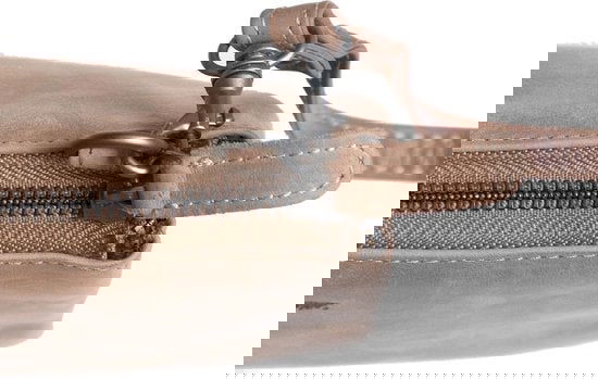 Arrigo Dames Tasjes - Klein Taupe Leren Schoudertasje voor Festivals - Arrigo.nl