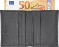 Arrigo Grijze Leer Creditcardhouder en Pasjeshouder met Briefgeldvak - Arrigo.nl