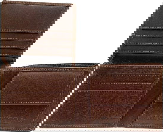 Arrigo Heren Portemonnee - Lichtbruin Rundleer Billfold Model - Arrigo.nl