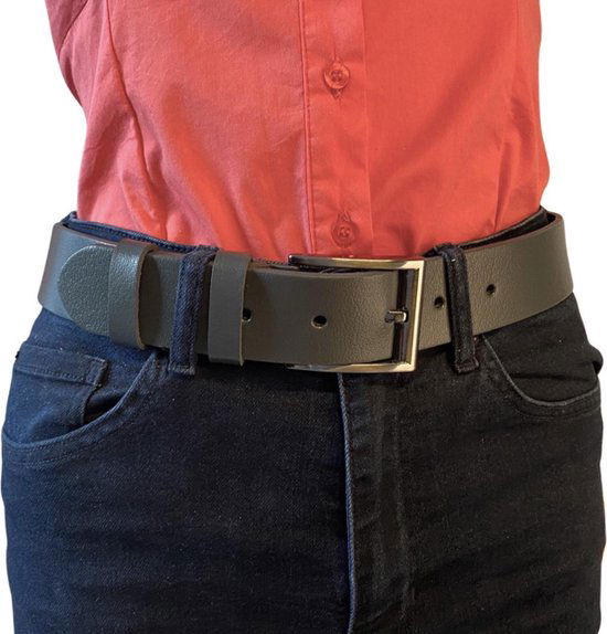 Arrigo Riem - Heren/Dames Grijs Leer 4 cm - Arrigo.nl