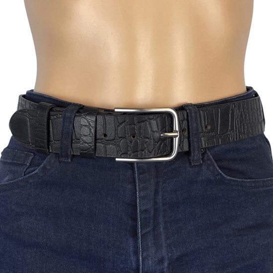 Arrigo Riem - Heren/Dames Leer Zwart 4 cm - Arrigo.nl