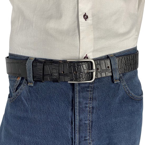 Arrigo Riem - Heren/Dames Leer Zwart 4 cm - Arrigo.nl