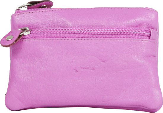 Arrigo Roze Leren Sleuteletui met Ritsen - Arrigo.nl
