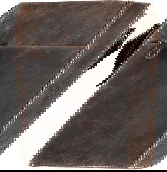 Arrigo Schoudertas buffelleer crossbody tas Cognac - Arrigo Leather Goods