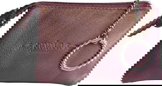 Arrigo Sleuteletui - Bordeauxrood Leer met Ritsvakje - Arrigo.nl