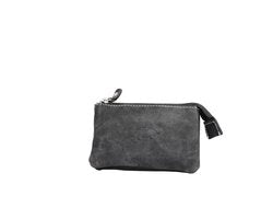 Arrigo Sleuteletui - Vintage Zwart Leer met Rits en Sleutelringen - Arrigo.nl