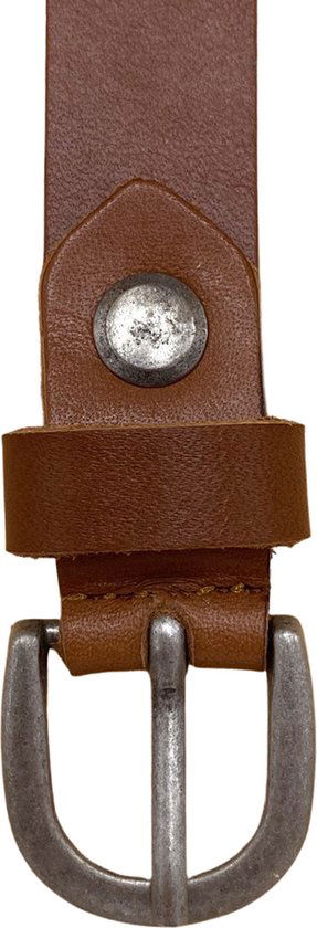 Arrigo Tailleriem Dames Cognac Leer - 2 cm Breed - Arrigo.nl