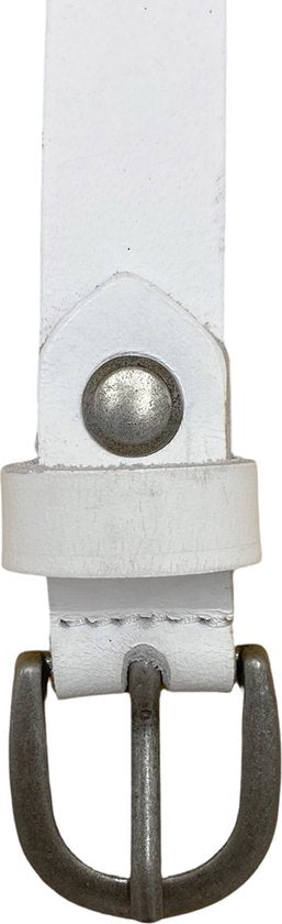 Arrigo Tailleriem Dames Wit Leer - 2 cm Breed - Arrigo.nl