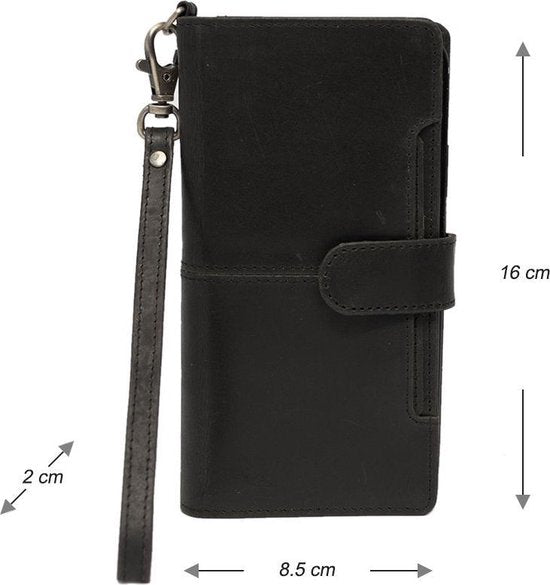 Arrigo Zwarte Bookcase voor iPhone 11 Pro Max - Arrigo.nl