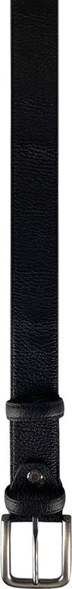 Arrigo Zwarte Leren Riem met Rits - 4 cm breed - Arrigo.nl