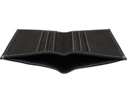 Arrigo creditcardhouder Pasjeshouder kaarthouder briefgeld leer buffelleer zwart - Arrigo Leather Goods