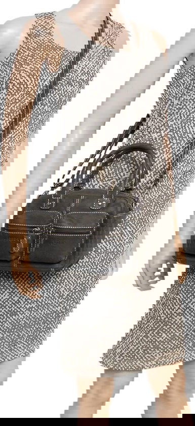 Arrigo dames klein schoudertasje mini westernbag buffelleer zwart - Arrigo.nl