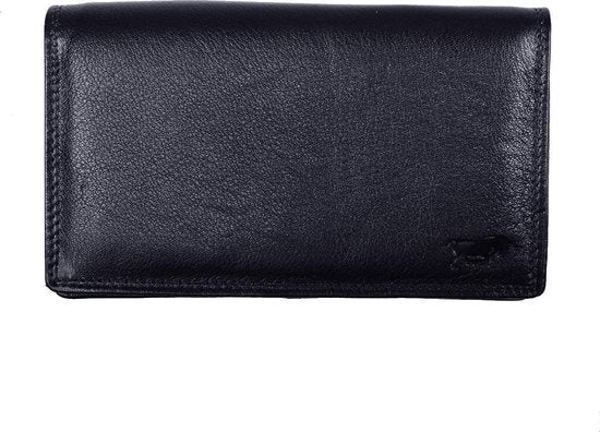 Arrigo damesportemonnee van donkerblauw leer met RFID-bescherming - Arrigo.nl