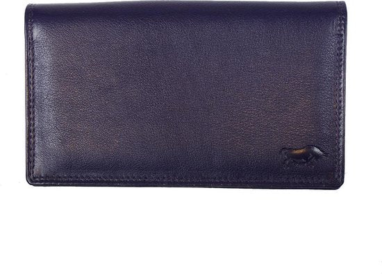 Arrigo damesportemonnee van donkerpaars leer met RFID-bescherming - Arrigo.nl