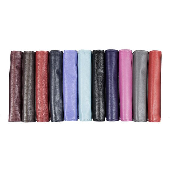 Arrigo damesportemonnee van lichtblauw leer met RFID-bescherming - Arrigo.nl