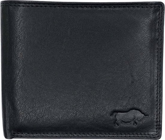 Arrigo herenportemonnee van zwart rundleer in billfold-model - Arrigo.nl