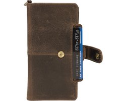 Arrigo iPhone XS Max leren bookcase cognac - Arrigo.nl