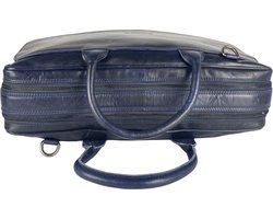 Arrigo laptopbag 17 inch blauw - Arrigo.nl