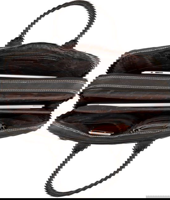 Arrigo laptoptas 17 inch Zwart - Arrigo.nl