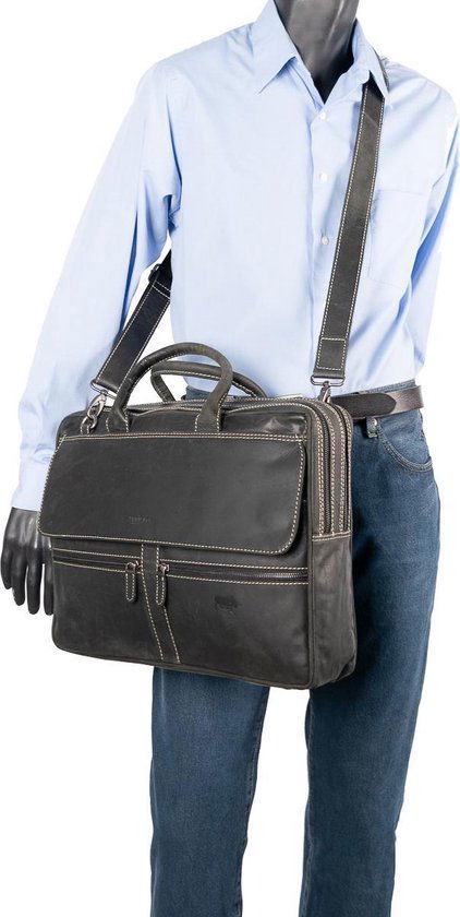 Arrigo laptoptas 17 inch Zwart - Arrigo.nl