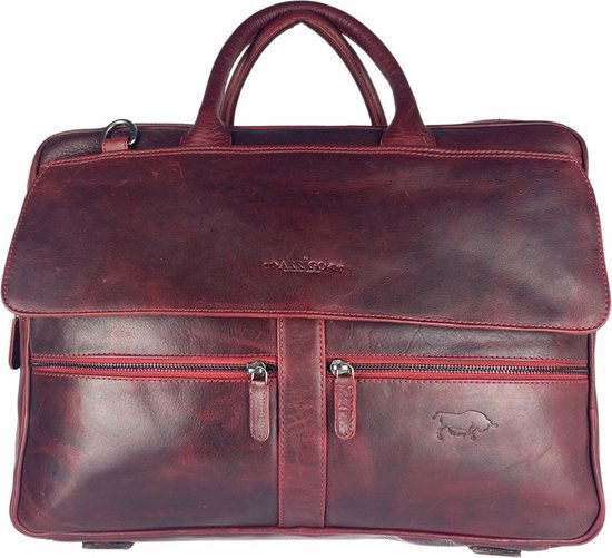 Arrigo laptoptas 17 inch rood - Arrigo.nl