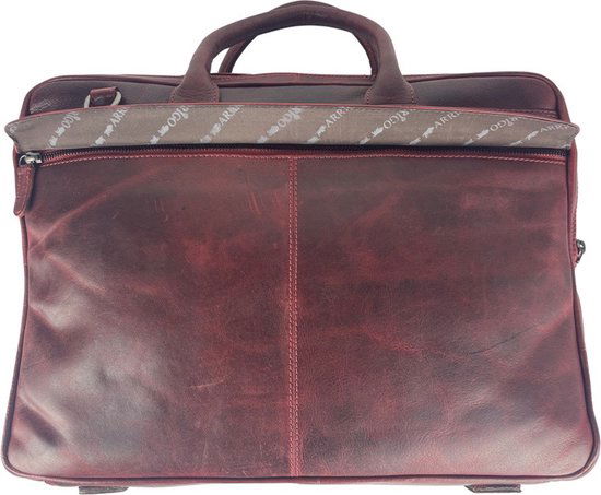 Arrigo laptoptas 17 inch rood - Arrigo.nl