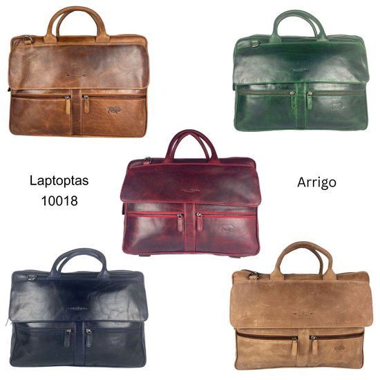 Arrigo laptoptas 17 inch rood - Arrigo.nl