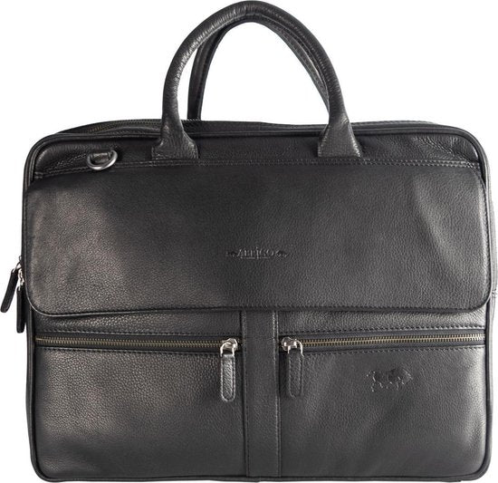Arrigo laptoptas 17 inch zwart - Arrigo.nl