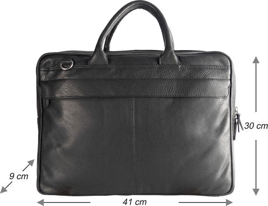 Arrigo laptoptas 17 inch zwart - Arrigo.nl