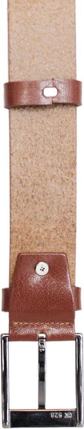 Arrigo riem broekriem heren riem dames 4 cm leer cognac - Arrigo Leather Goods