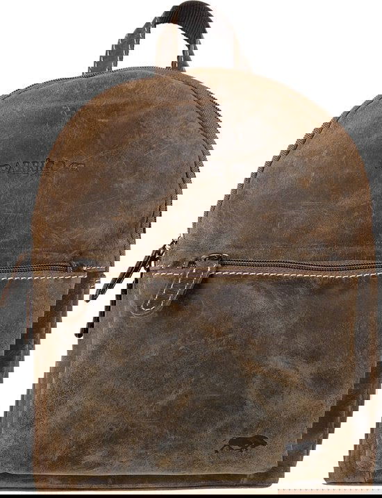 Arrigo rugzak dames klein leren rugzak buffelleer cognac - Arrigo Leather Goods