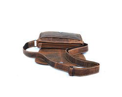 Arrigo schoudertassen dames buffelleer crossbody cognac - Arrigo Leather Goods