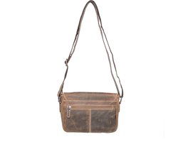 Arrigo schoudertassen dames buffelleer crossbody cognac - Arrigo Leather Goods