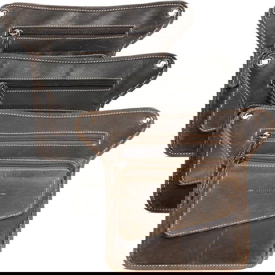 Beentas Motor - Cognac Leer of Leren Schoudertas - Arrigo.nl