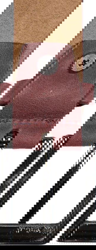 Bordeauxrode Leren Riem 3 cm Breed Dames - Timberland Look - Arrigo.nl