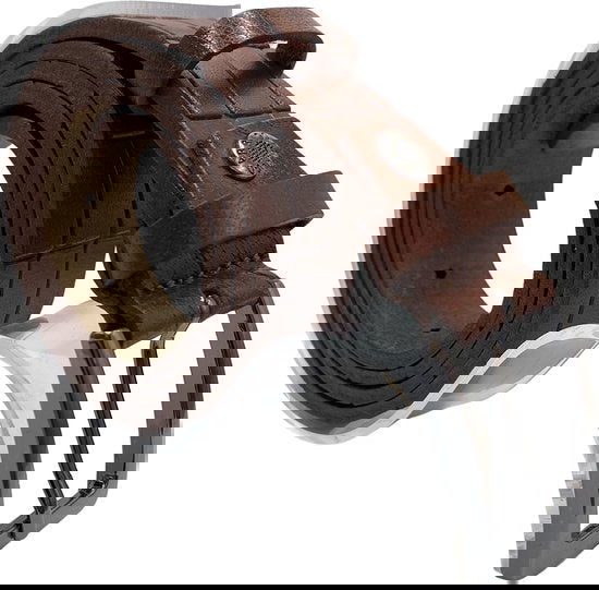 Broekriem heren riem dames lichtbruin leer 3 cm breed 115 - Arrigo Leather Goods