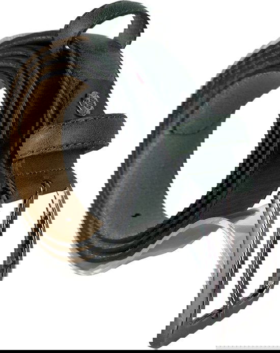 Broekriem petrol groen 3 5 cm breed 115 cm echt - Arrigo Leather Goods