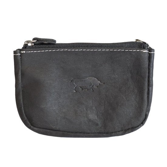 Buffel Sleuteletui - Mat Zwart met 2 Sleutelringen - Arrigo.nl