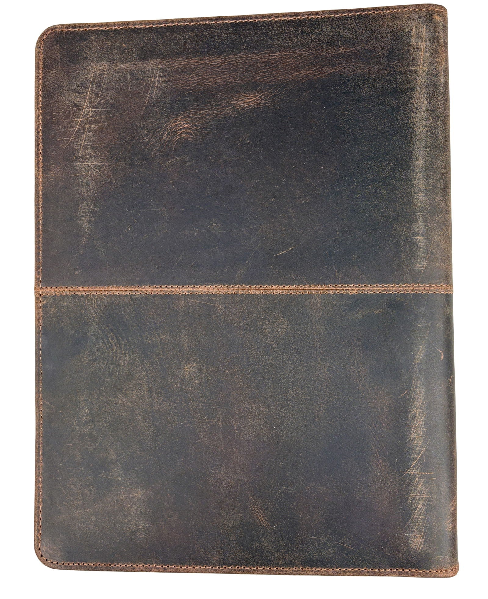 Cognac Leren Schrijfmap - Arrigo.nl